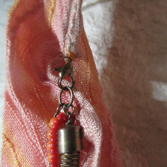 BCBG Boho Fashion Scarf (Peachy) - Picture 4 of 4